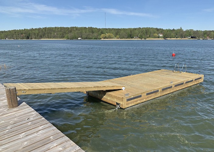 Massiivi 3,2 x 7.5 m massiivibetoni ponttoonilaituri, webshopProducts - 