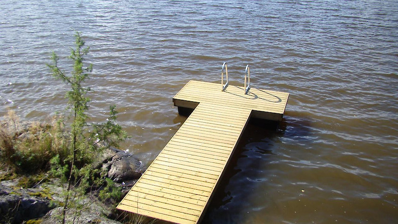 Sauna 1 (Ahti) 4,8 m muoviponttoonilaituri, webshopProducts - 